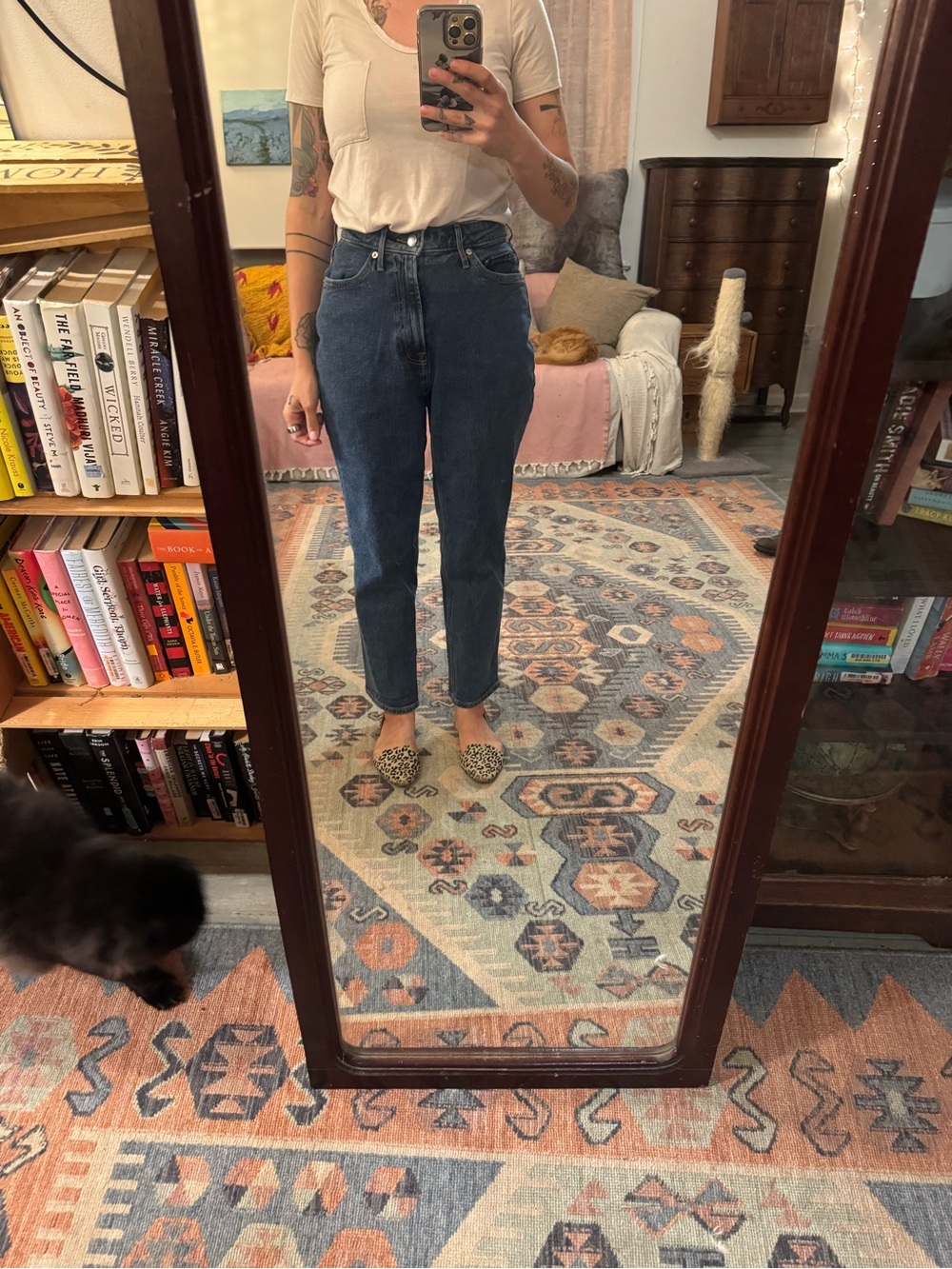 Everlane Curvy Cheeky High-Rise Straight-Leg Women’s Jeans — size 27 regular